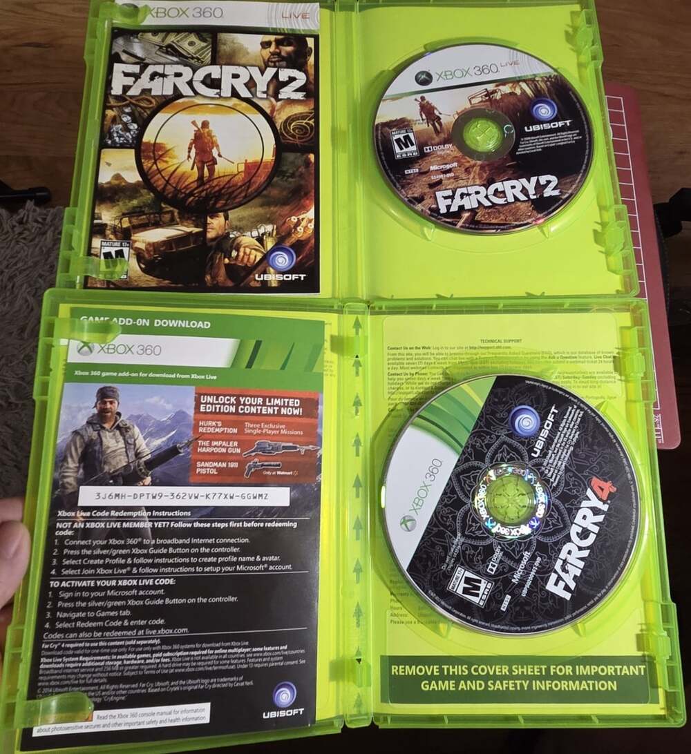 Far Cry 2, 4 Limited Edition Xbox 360 Lot - Picture 3 of 3